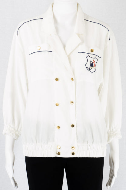 Vintage Blouson Weiß Sommermann -40-