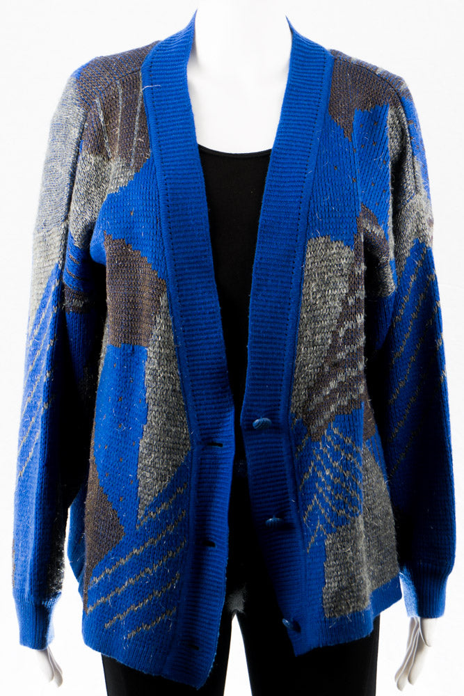 Vintage Cardigan Blitzer -XL-