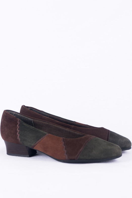 Vintage Wildleder Pumps -38-
