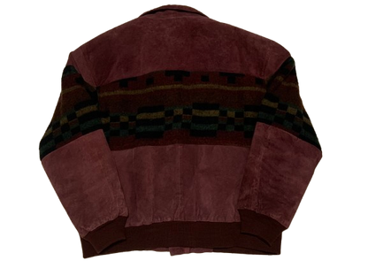 Vintage Jacke Bomber NoRetro L Ethno Aztek Navajo