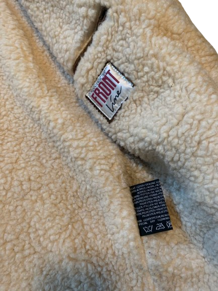 Vintage Jacke Kurzmantel 38 M Frontline Wildleder