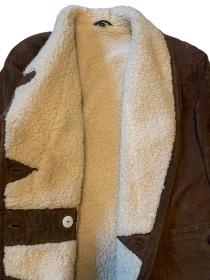 Vintage Jacke Kurzmantel 38 M Frontline Wildleder