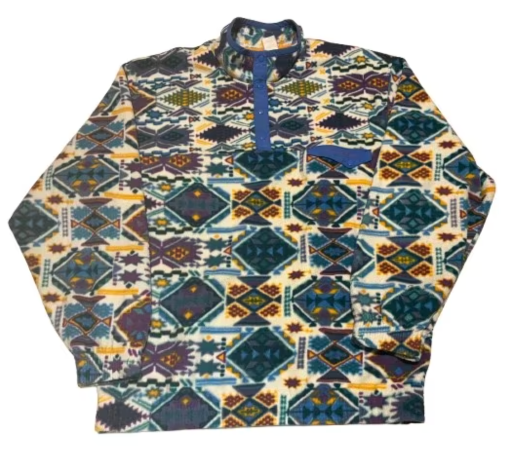 Vintage Lotto Fleece Pullover -XL-