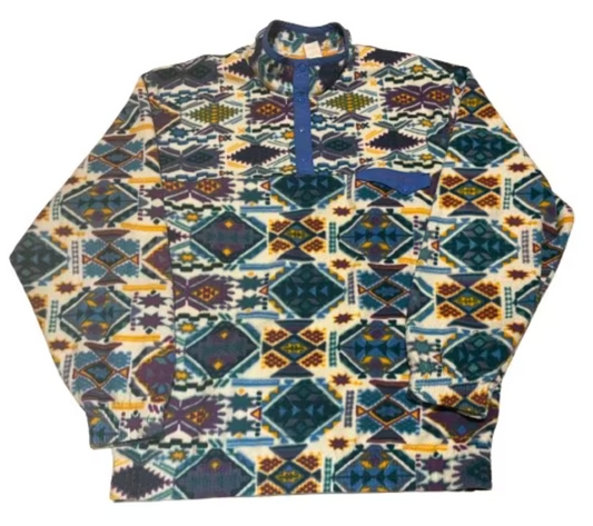 Vintage Lotto Fleece Pullover -XL-