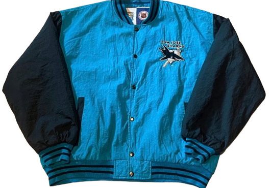 Vintage San Jose Sharks College Jacke -L-