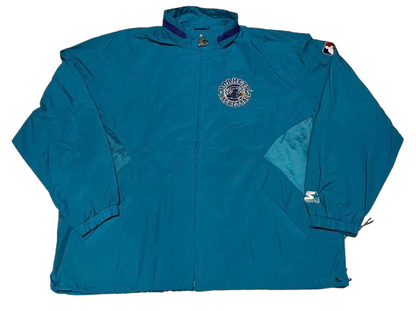 Vintage Starter Windbreaker Charlotte Hornets XL NBA