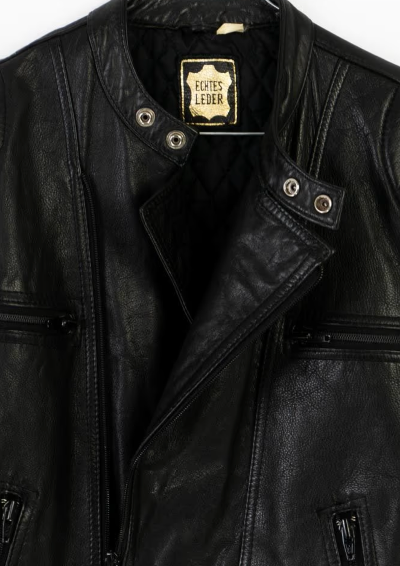 Vintage Biker Lederjacke S