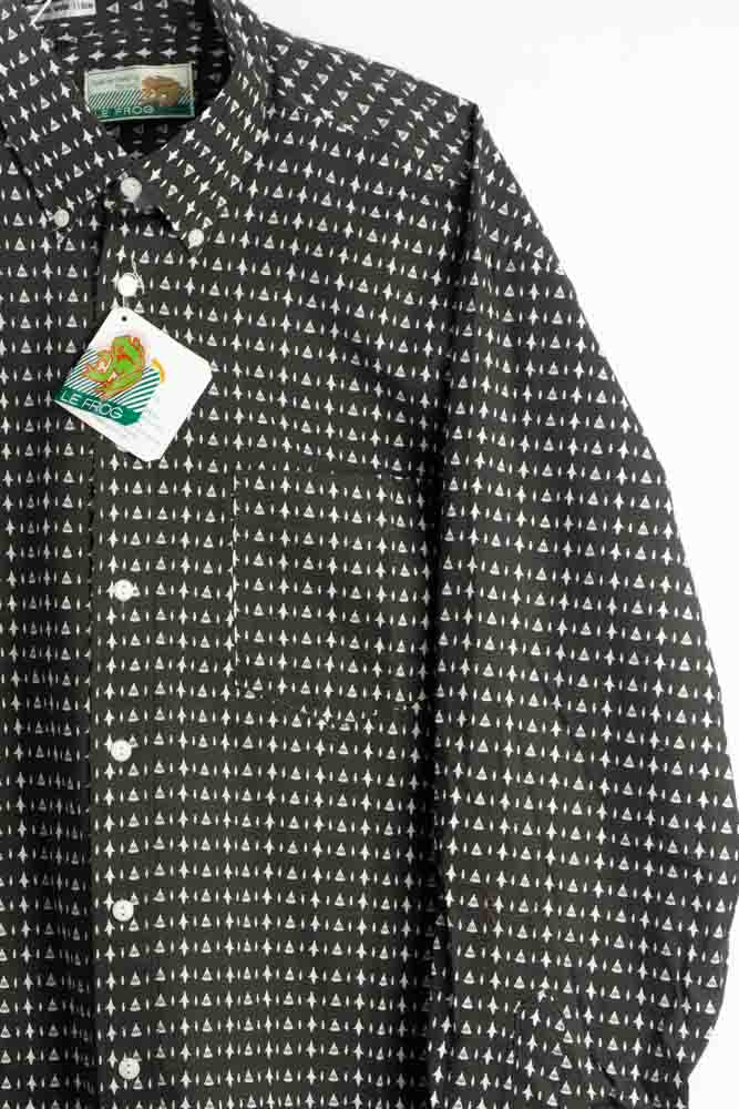 Vintage Hemd mit Art Print -L-