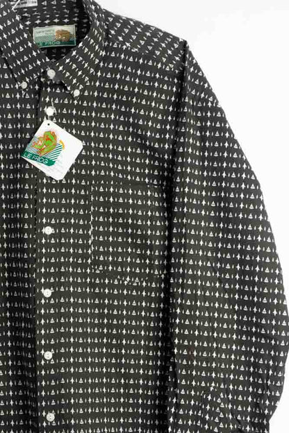 Vintage Hemd mit Art Print -L-