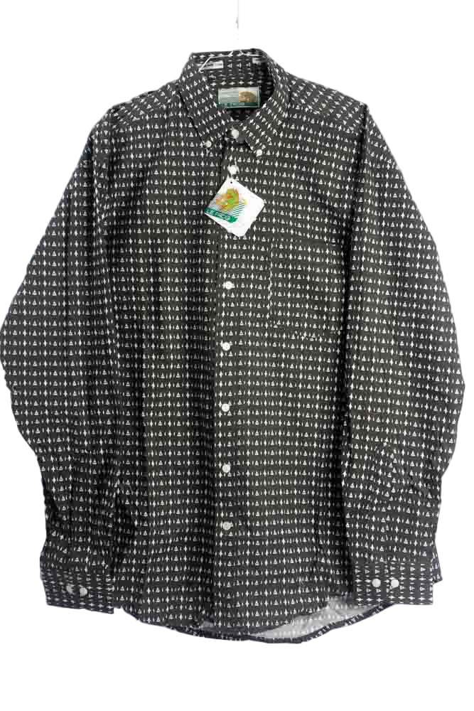 Vintage Hemd mit Art Print -L-