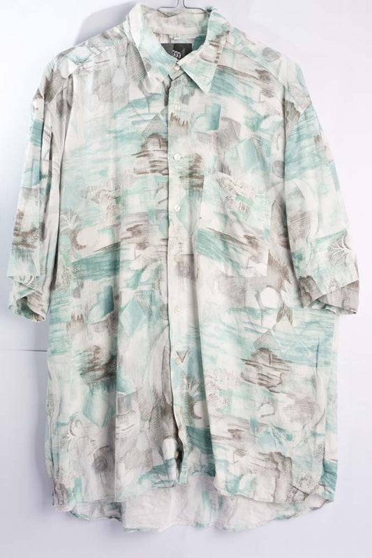 Vintage Hemd mit Art Print -L-