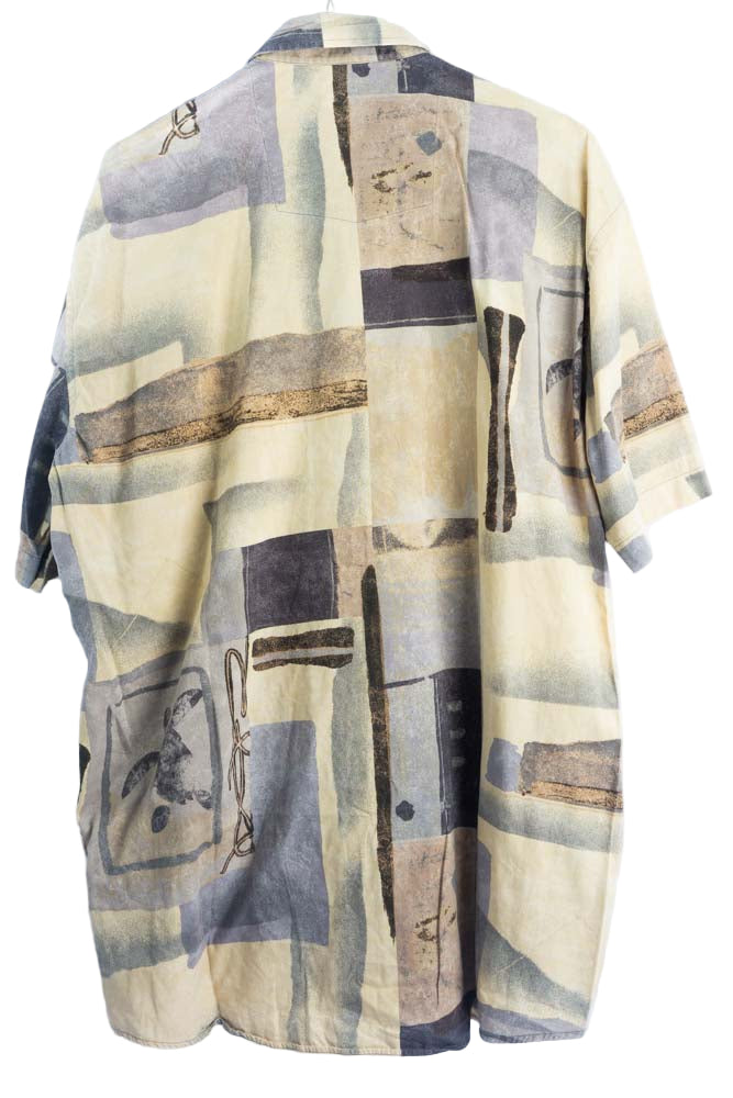 Vintage Hemd mit Art Print -L-