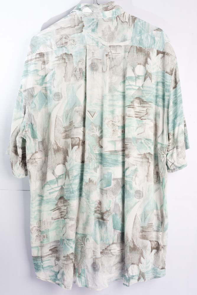 Vintage Hemd mit Art Print -L-