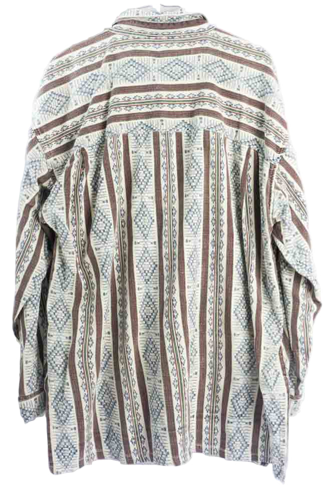 Vintage Hemd mit Art Print -L-