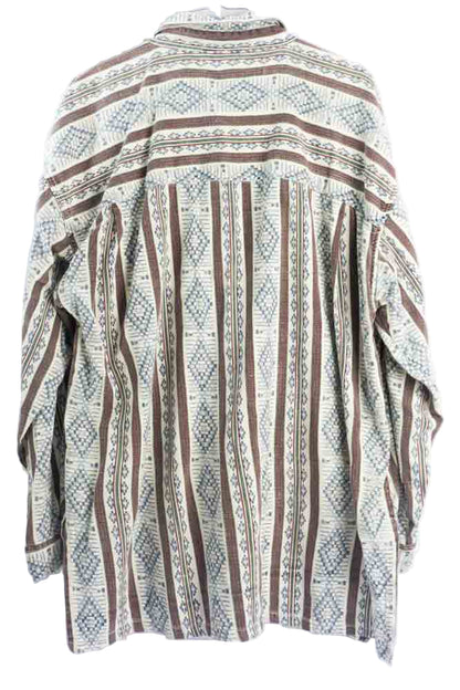 Vintage Hemd mit Art Print -L-