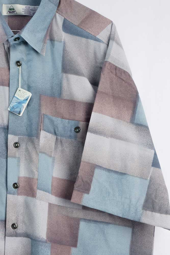 Vintage Hemd mit Art Print -L- Deadstock