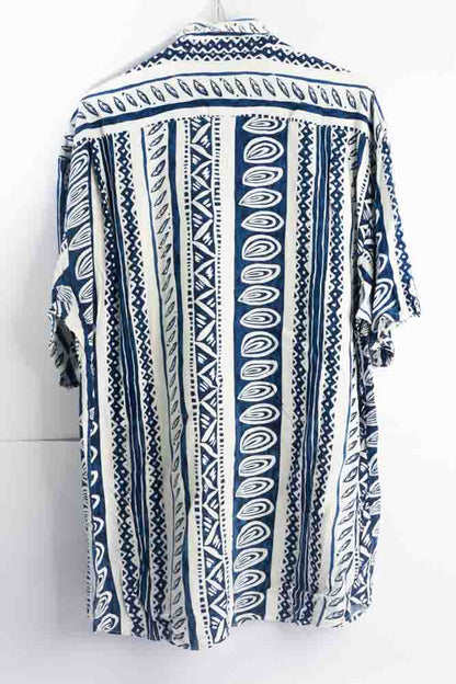 Vintage Hemd mit Art Print -L-