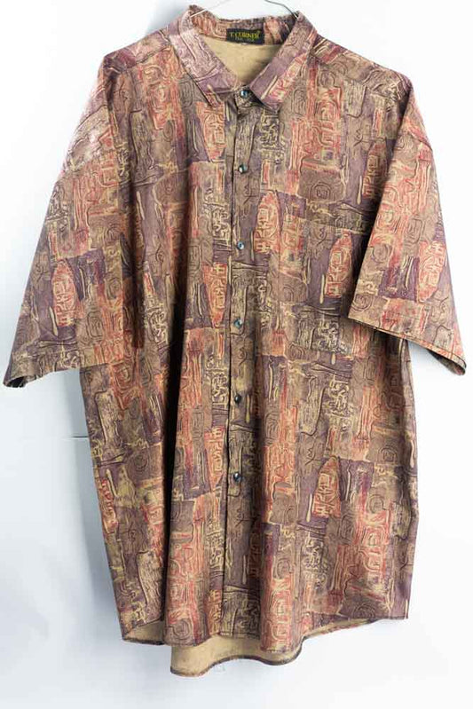 Vintage Hemd -L- Silk T.Corner