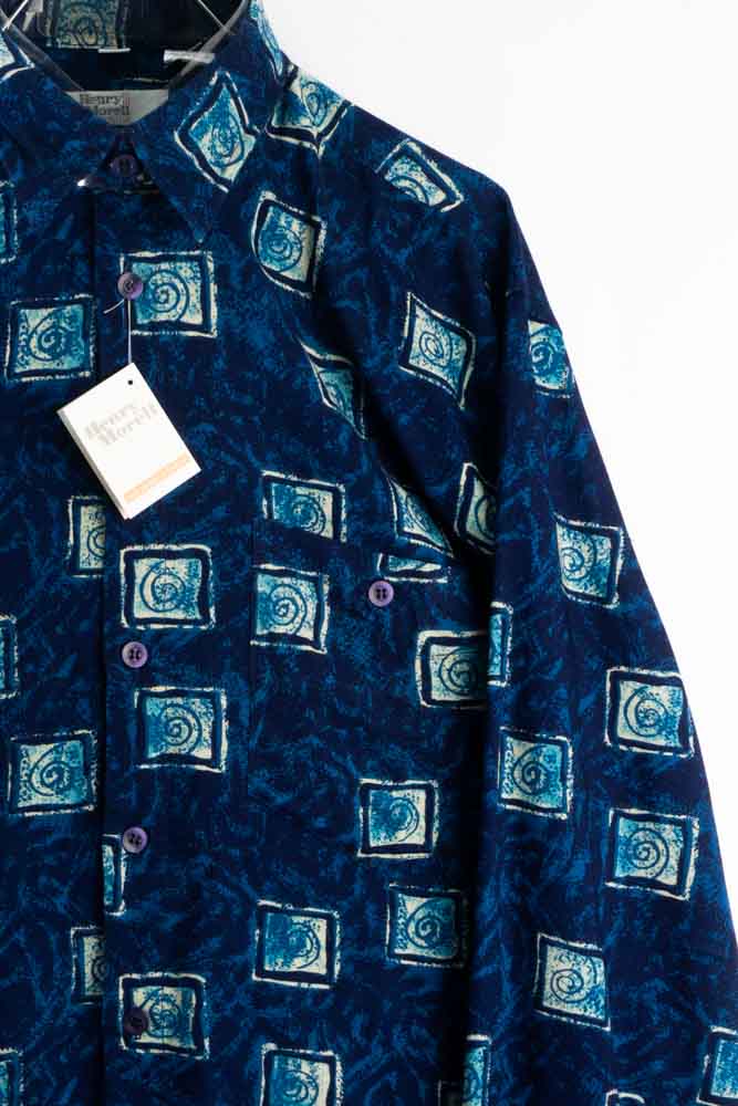 Vintage Hemd mit Art Print -L-