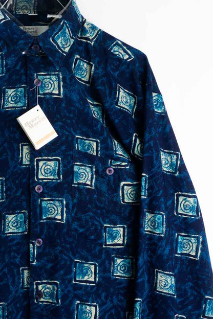 Vintage Hemd mit Art Print -L-