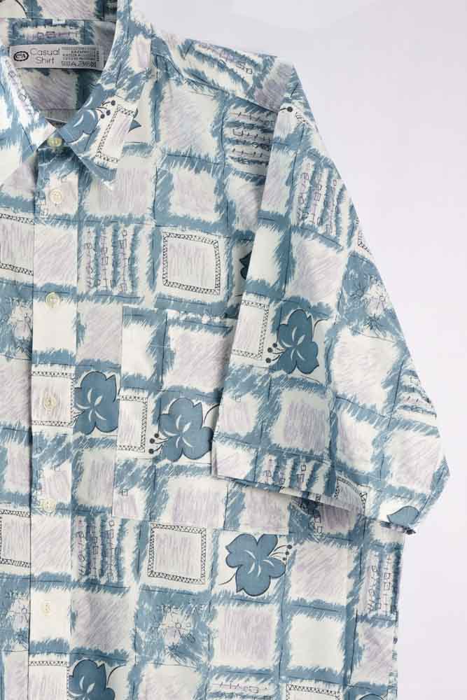 Vintage Hemd mit Art Print -L- Deadstock