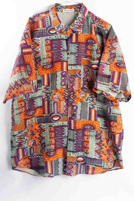 Vintage Hemd -L- Silk T.Corner