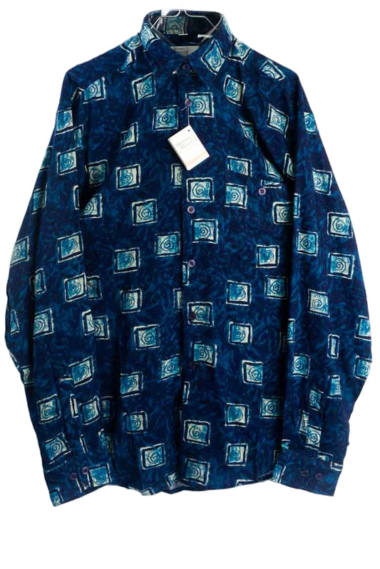 Vintage Hemd mit Art Print -L-