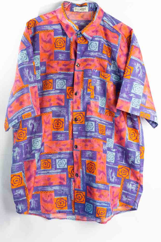 Vintage Hemd -L- Silk T.Corner