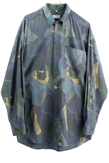 Vintage Hemd mit Art Print -L-