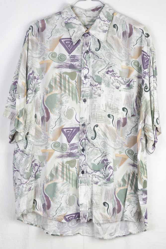 Vintage Art Print Hemd -XL-