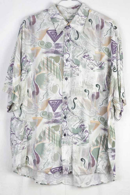 Vintage Art Print Hemd -XL-