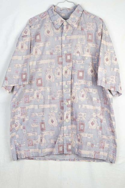 Vintage Art Print Hemd -XL-