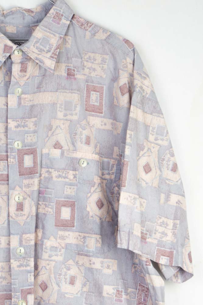 Vintage Art Print Hemd -XL-