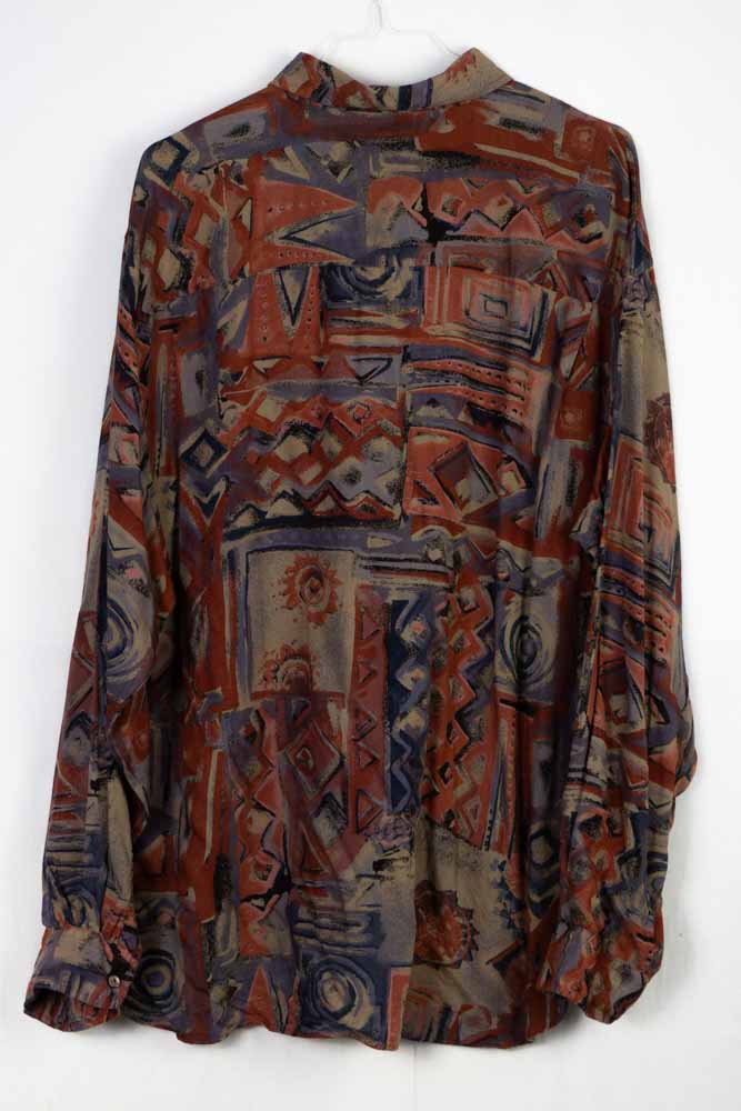 Vintage Art Print Hemd -XL-