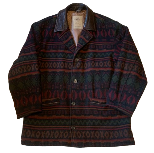 Vintage Jacke XL Aztec Kurzmantel