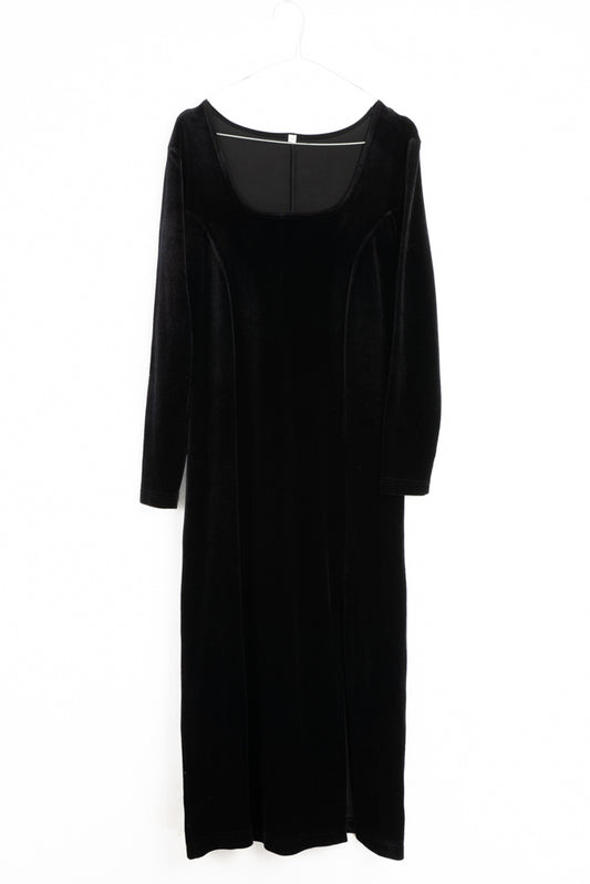 Vintage Samtkleid -38-
