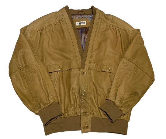 Vintage Christ Lederjacke M 50 Bomber Blouson