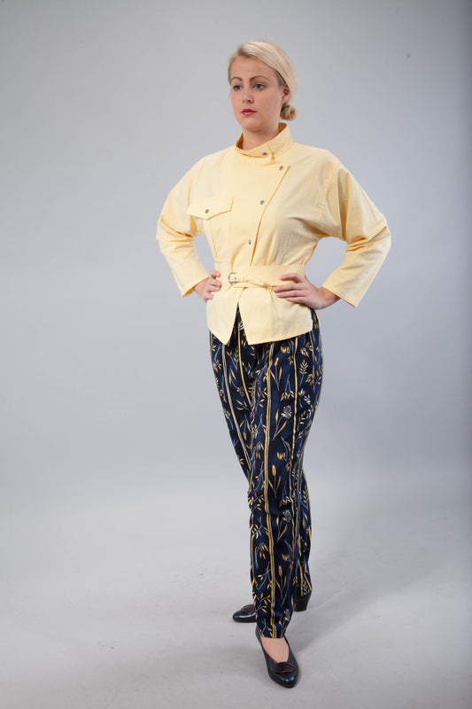 Blaukorn - Vintage Hose mit Print