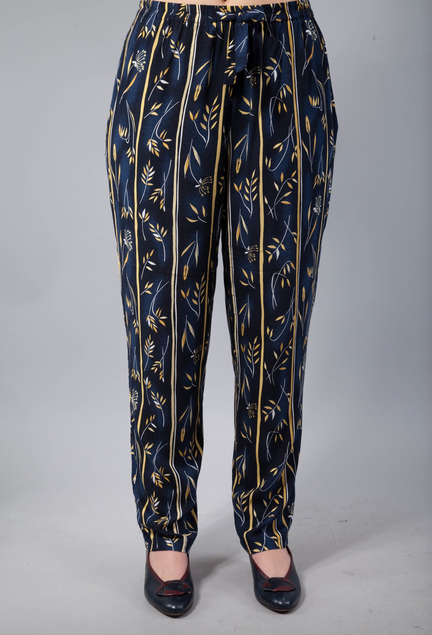 Blaukorn - Vintage Hose mit Print