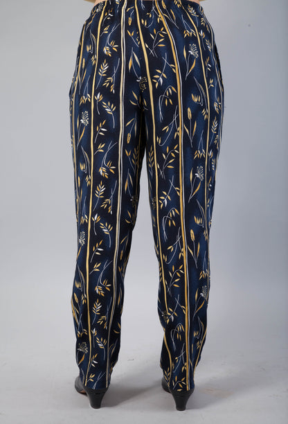 Blaukorn - Vintage Hose mit Print