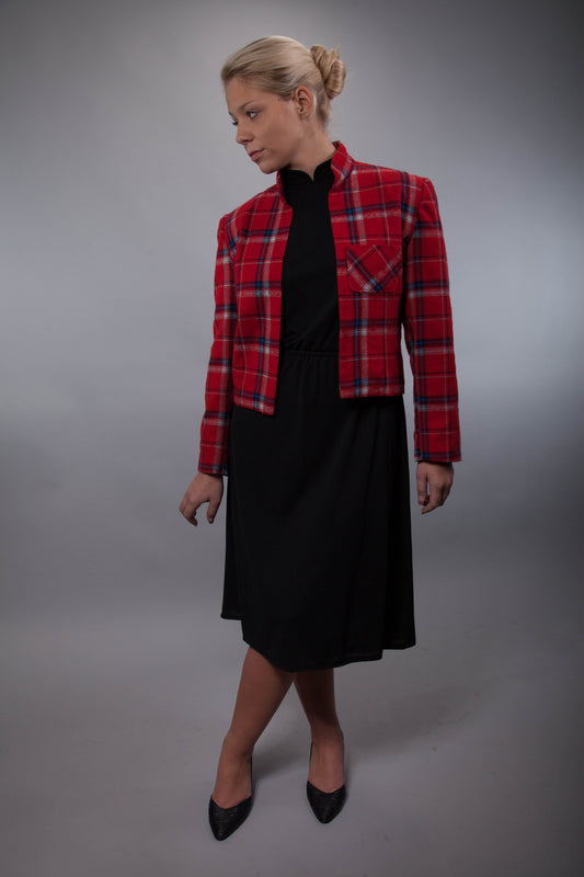 Etsy Betsy- Vintage Blazer mit Karomuster
