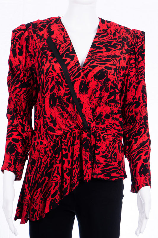 Vintage Bluse mit Stufen - Ariella