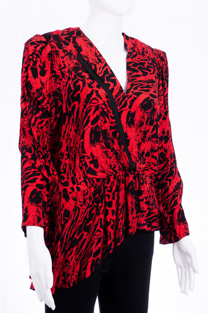 Vintage Bluse mit Stufen - Ariella