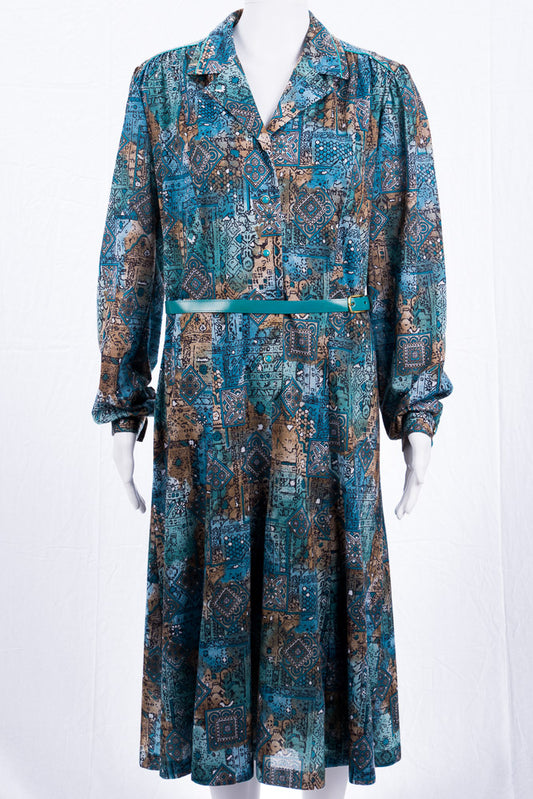 Vintage Kleid der 70er Jahre - Siria