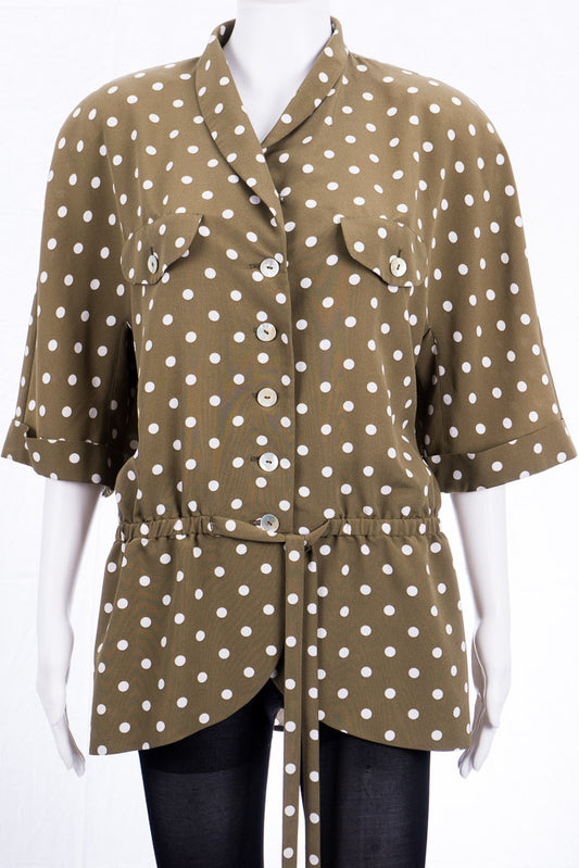 Vintage Polkadot Bluse - Sue Lin