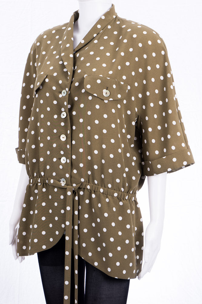 Vintage Polkadot Bluse - Sue Lin